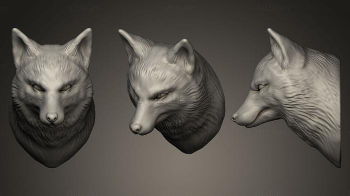 3D model Fox head (STL)